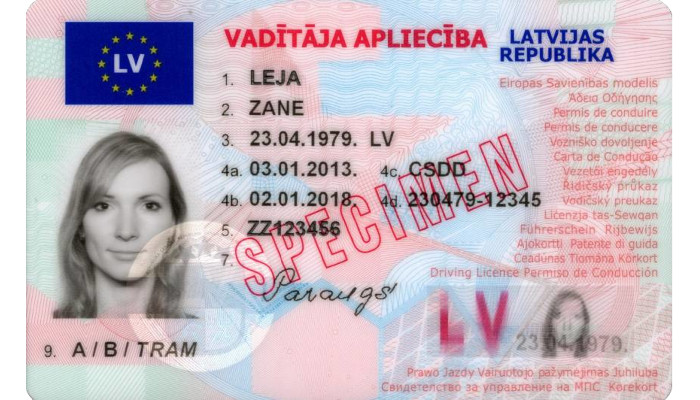 Autovadītāja apliecība ar novecojušu derīguma termiņu
